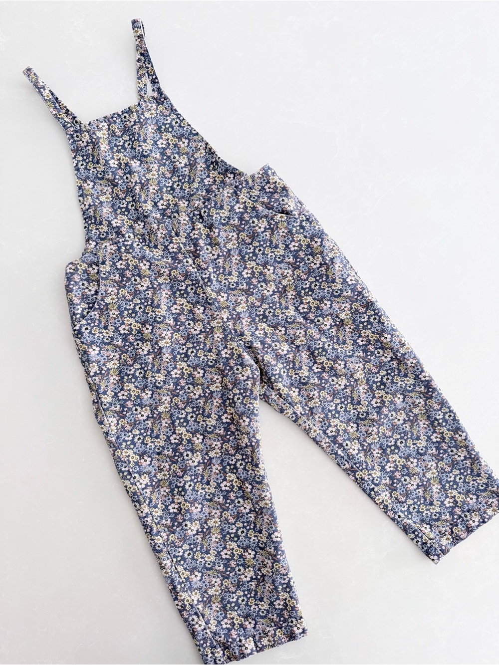 Zara Floral Wide Leg Jumpsuit | 2–3 Years (98 cm)